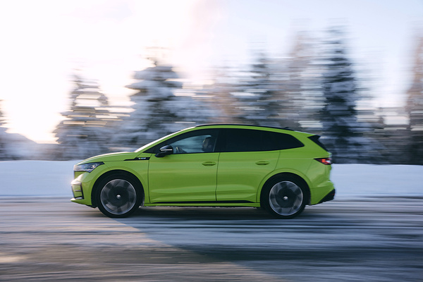 SKODA Enyaq RS exterior view