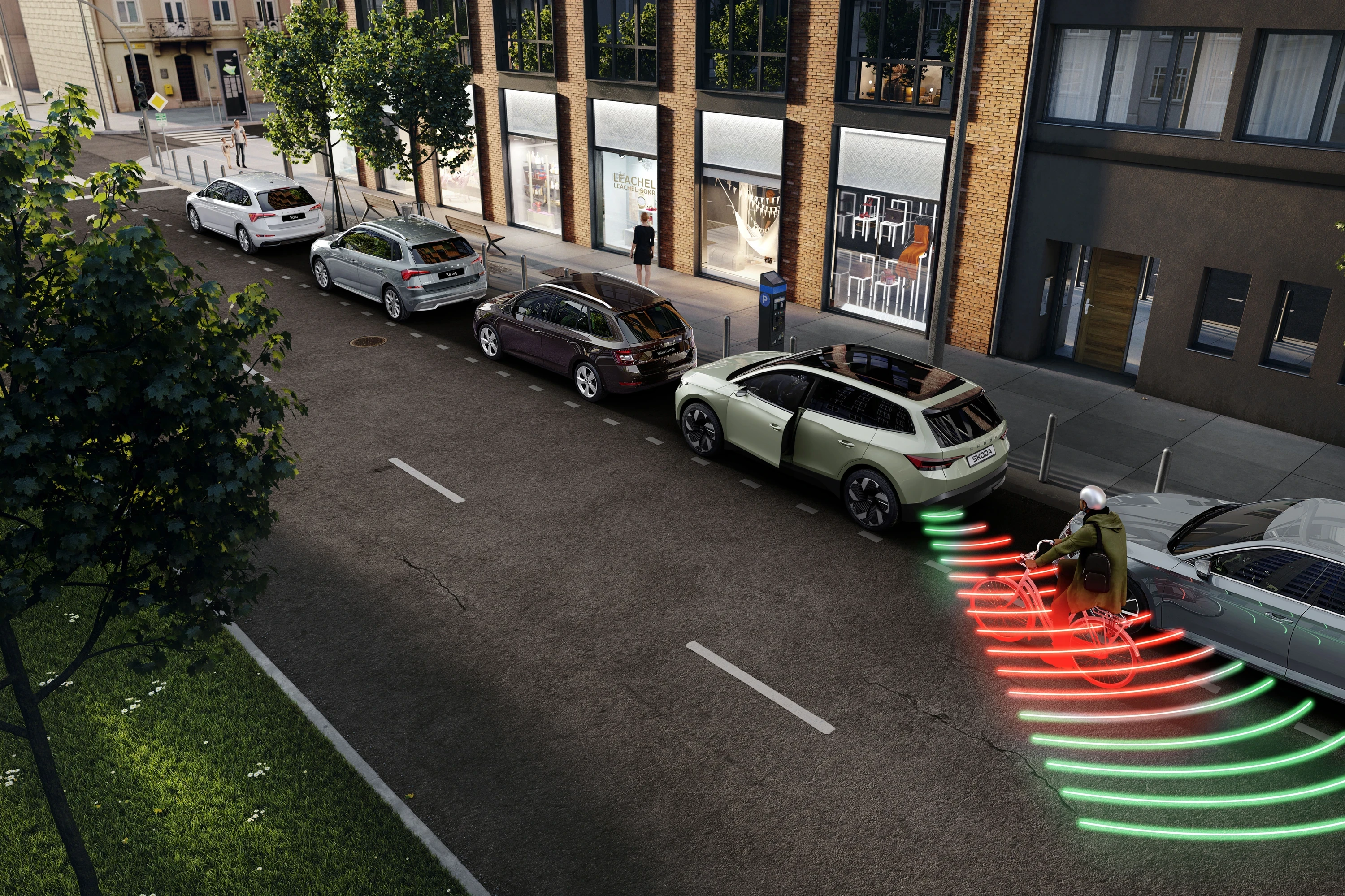 Skoda Epiq 35 sensors view