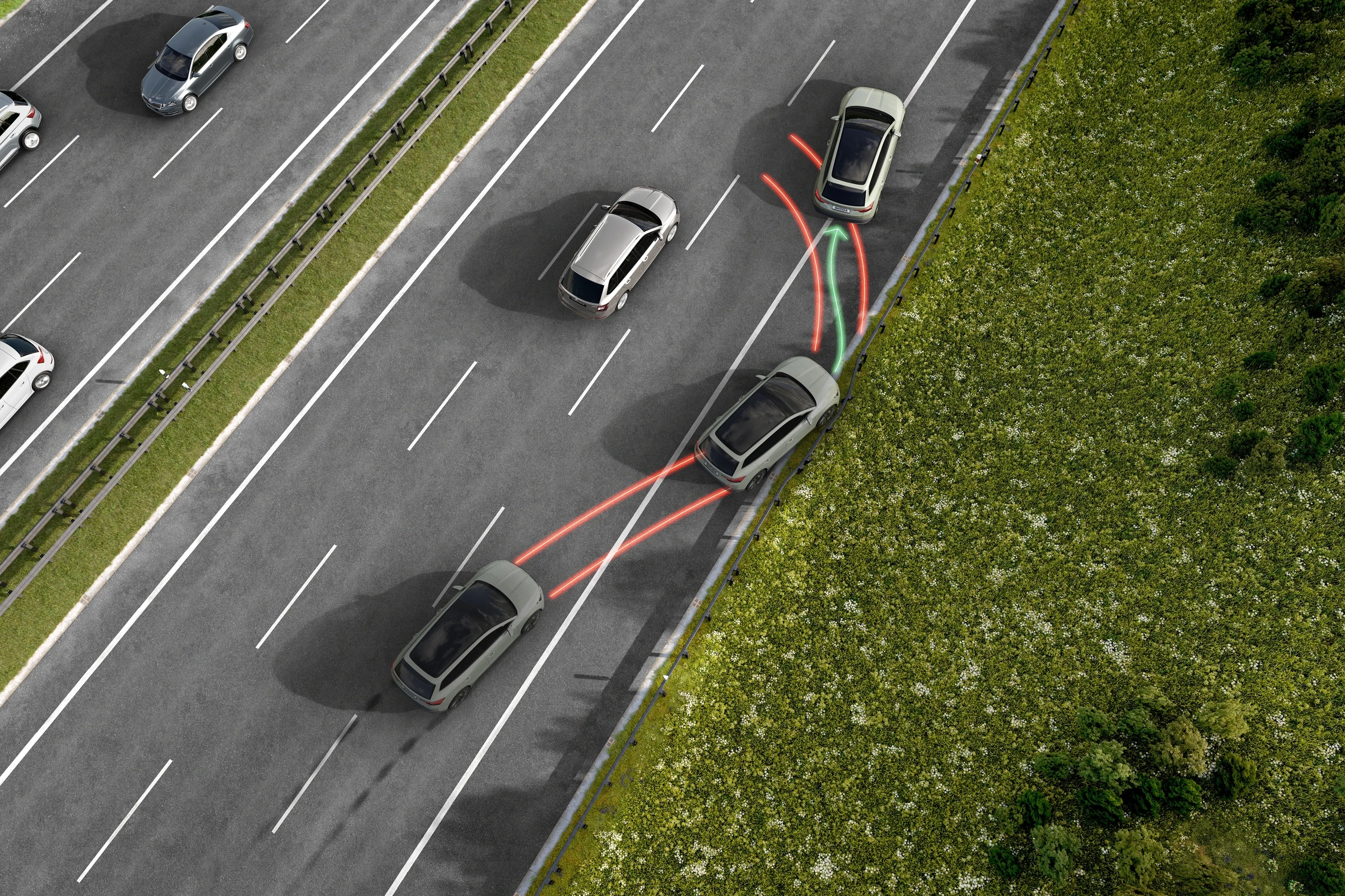 Skoda Epiq 35 sensors view