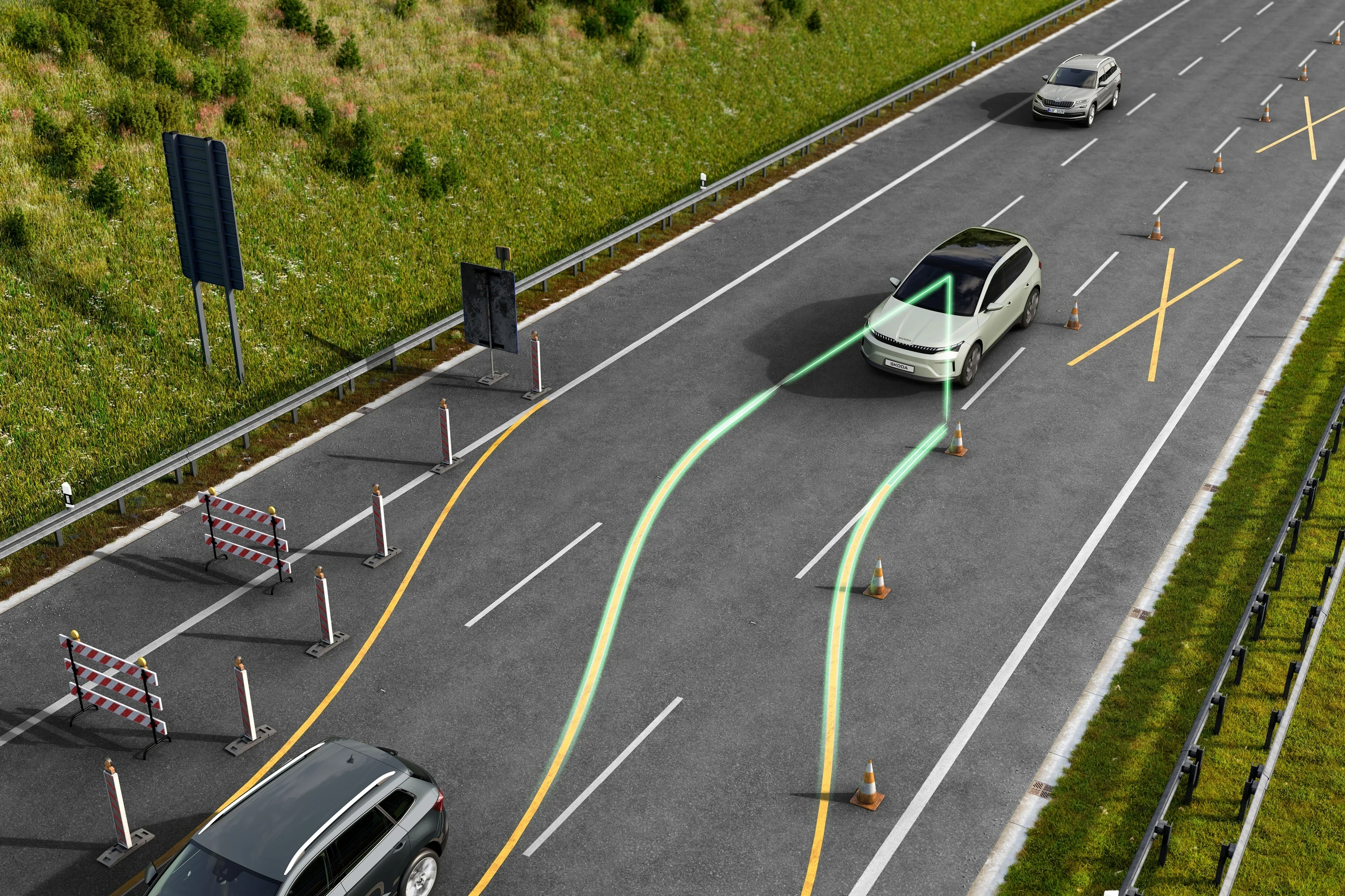 Skoda Epiq 55 sensors view