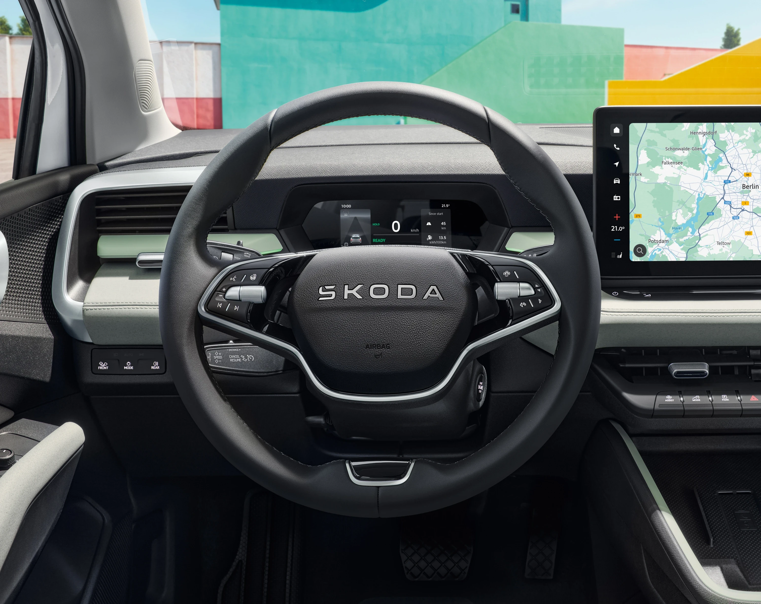 Skoda Epiq 55 screens view