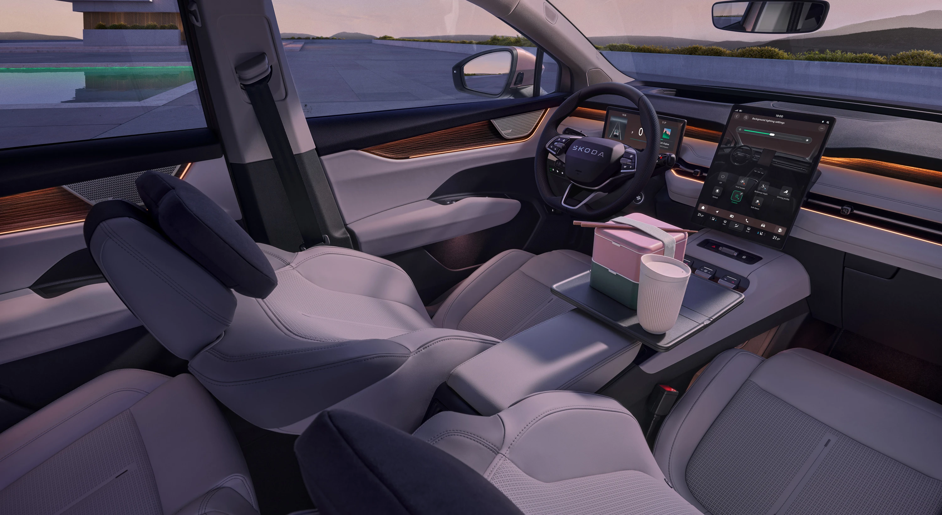 Skoda Peaq 90x interior view
