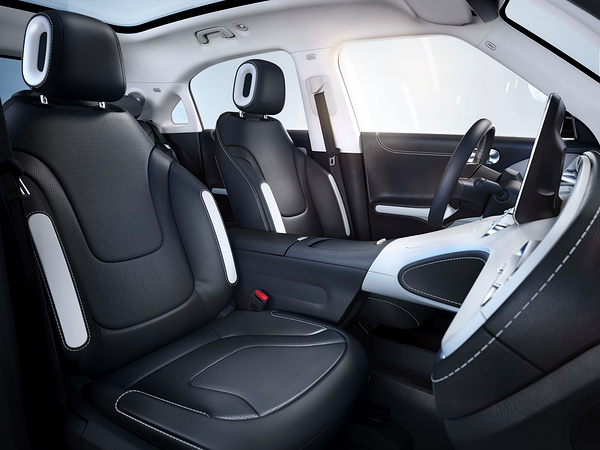 Smart #1 frontseats view