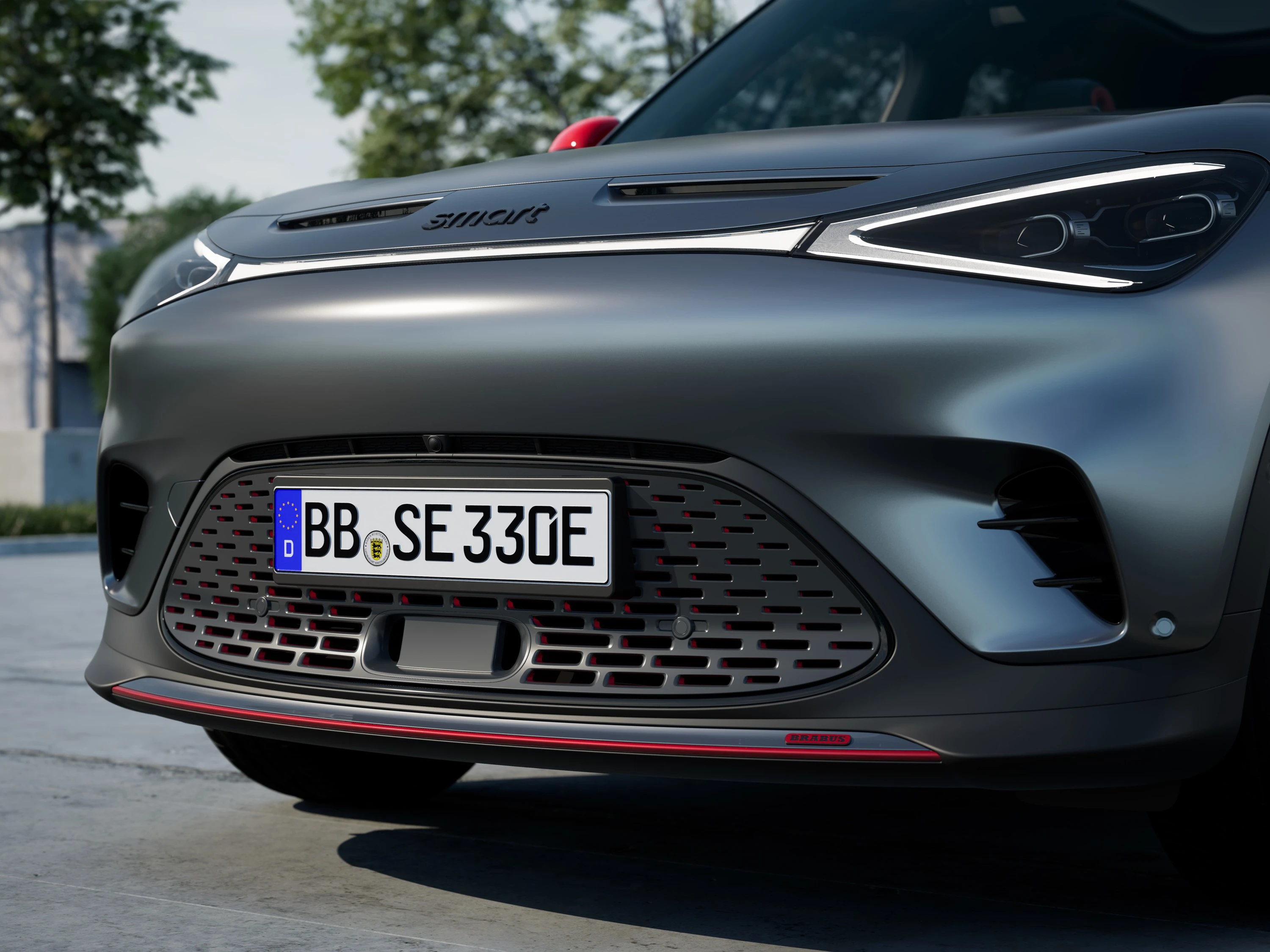 Smart #1 Brabus headlights view