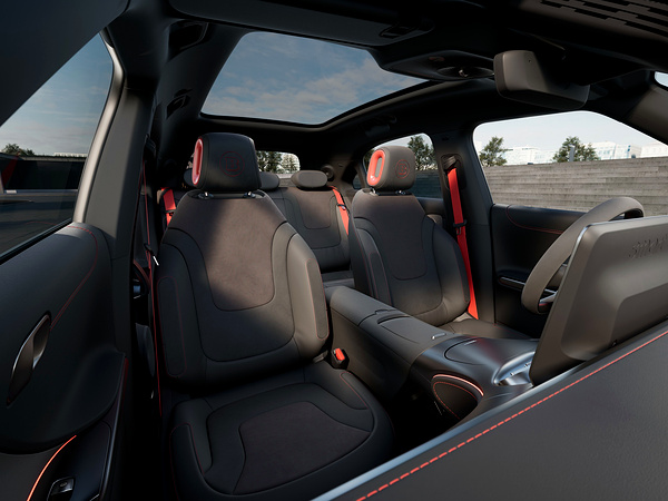 Smart #1 Brabus frontseats view