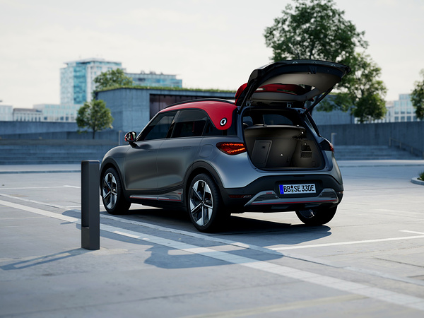 Smart #1 Brabus trunk view