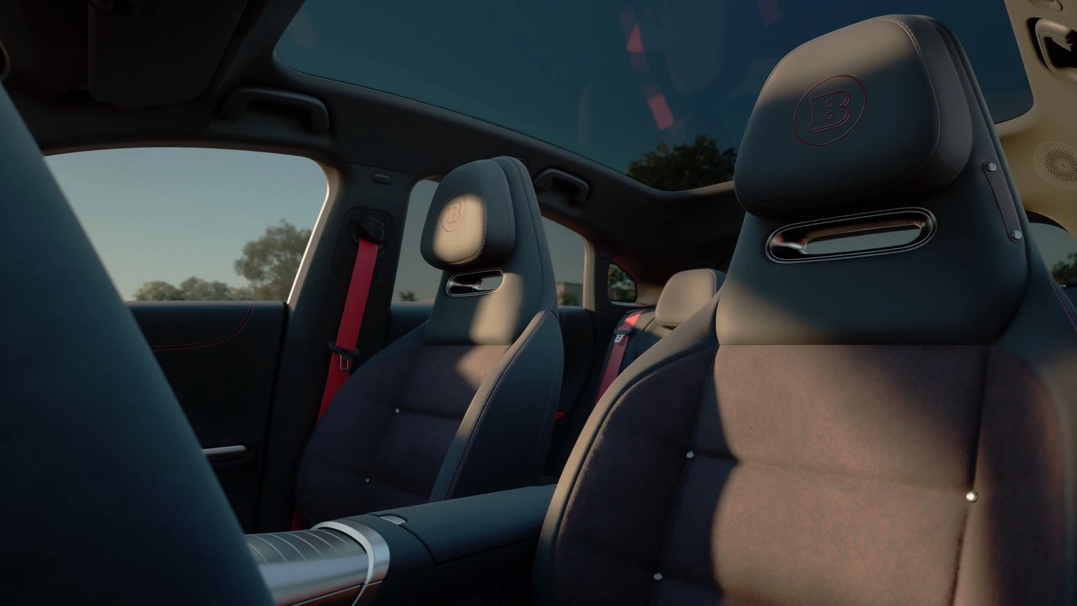 Smart #3 Brabus frontseats view