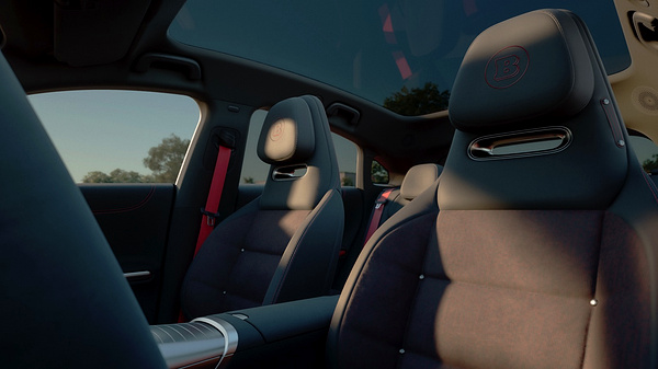 Smart #3 Brabus frontseats view