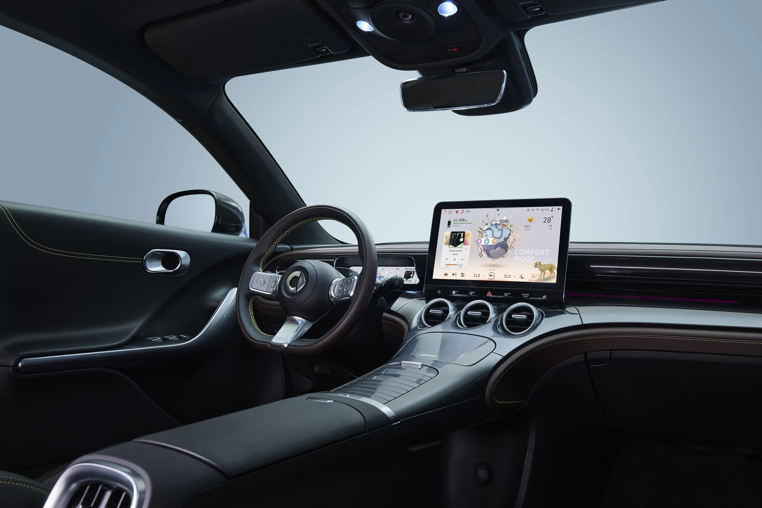 Smart #3 Premium interior view