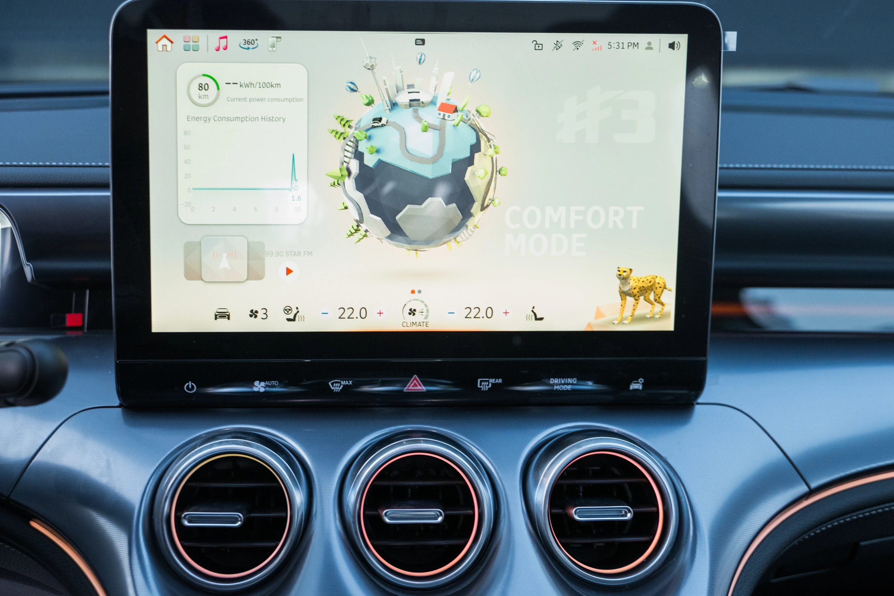 Smart #3 Pro screens view