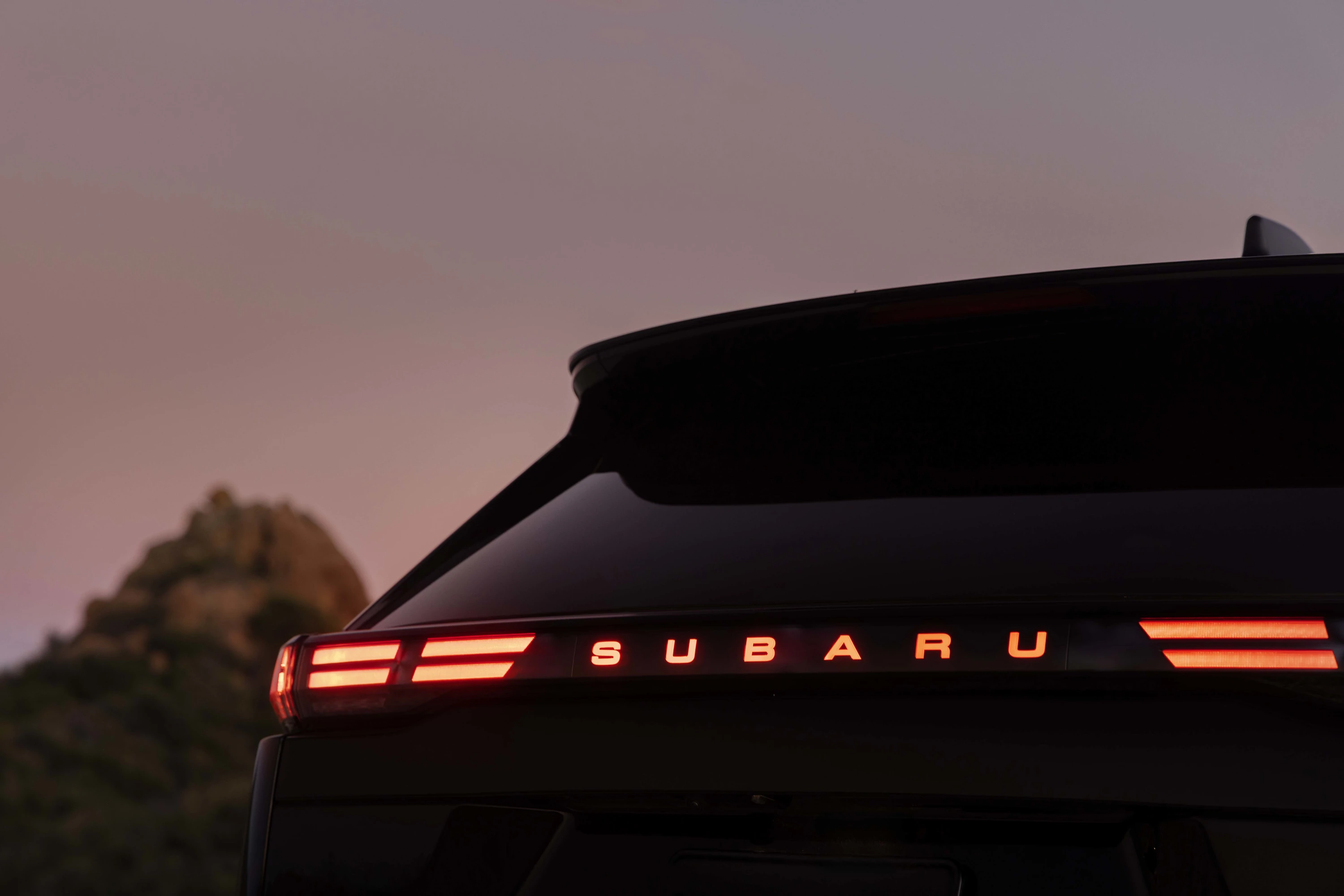 Subaru Getaway AWD 95.8 kWh taillights view