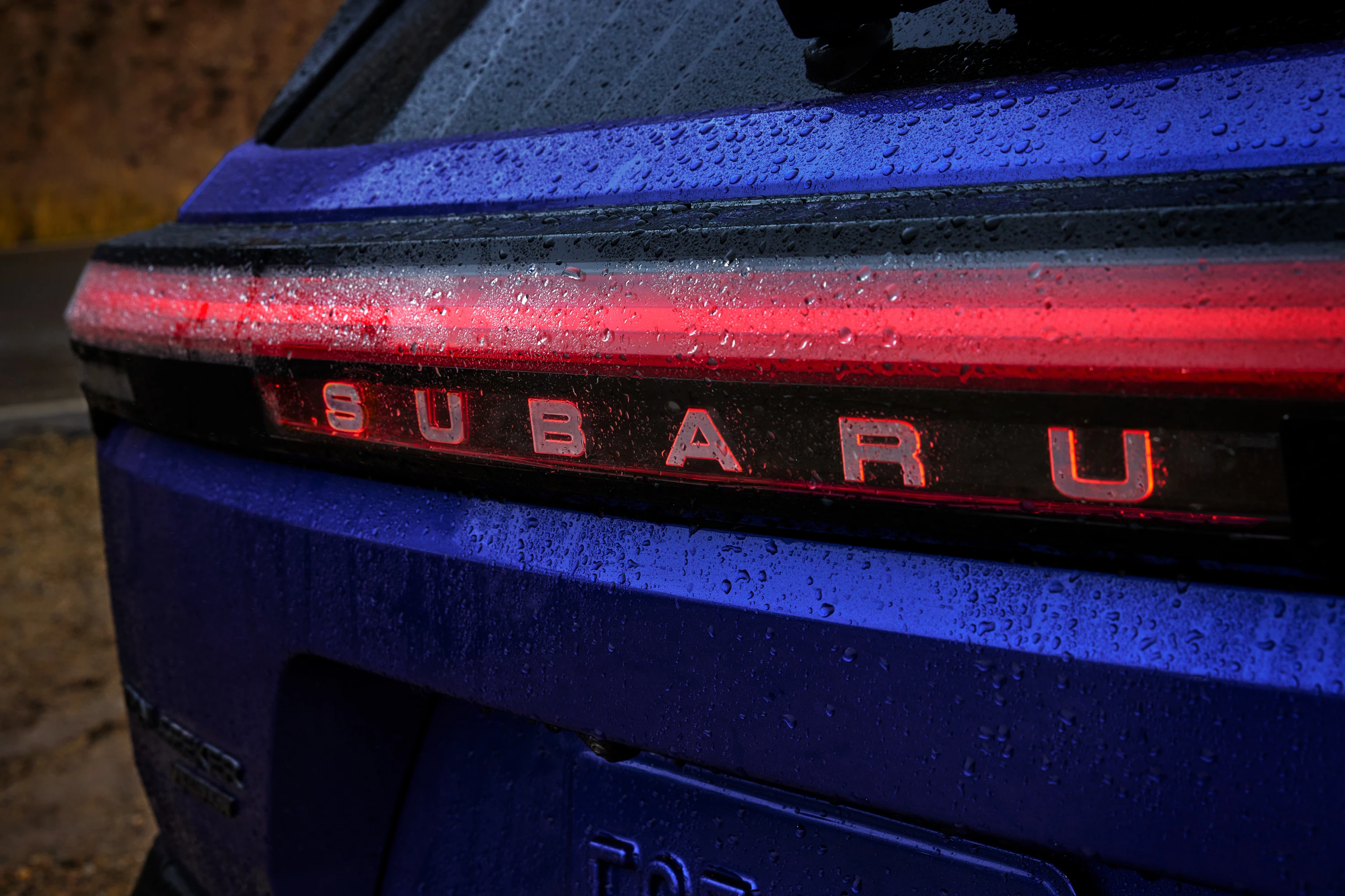 Subaru E-Outback AWD taillights view
