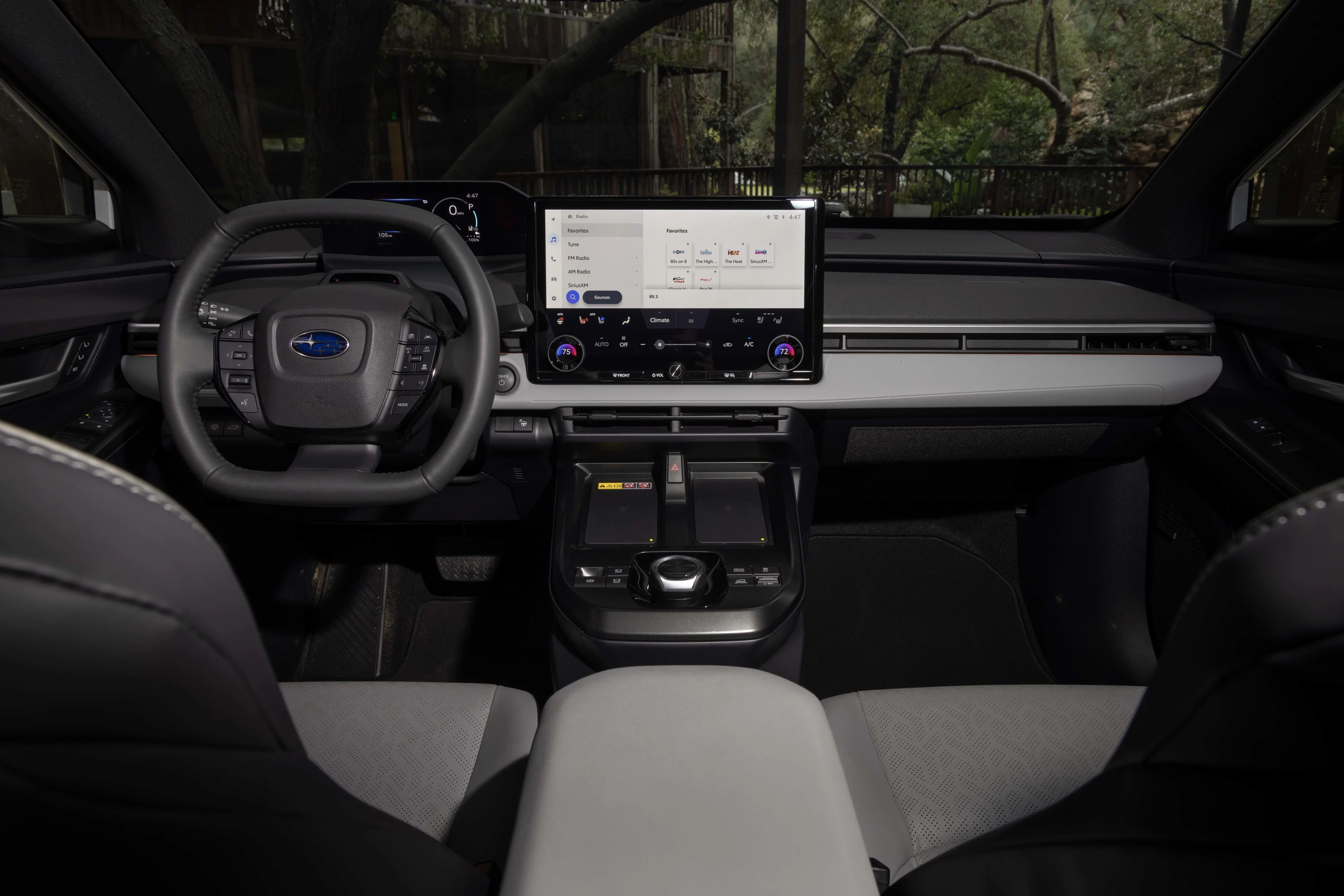Subaru Solterra AWD interior view