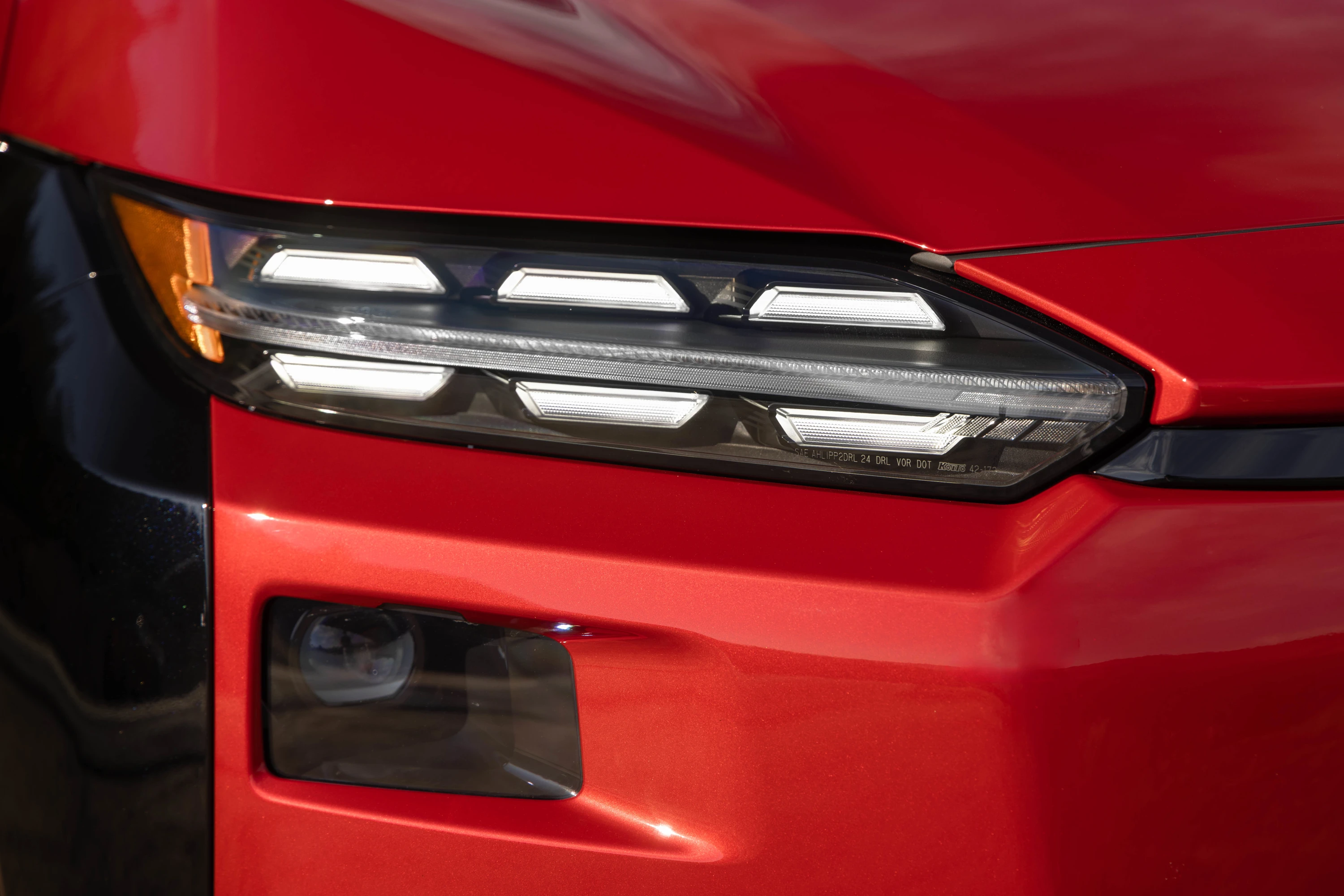 Subaru Solterra AWD headlights view