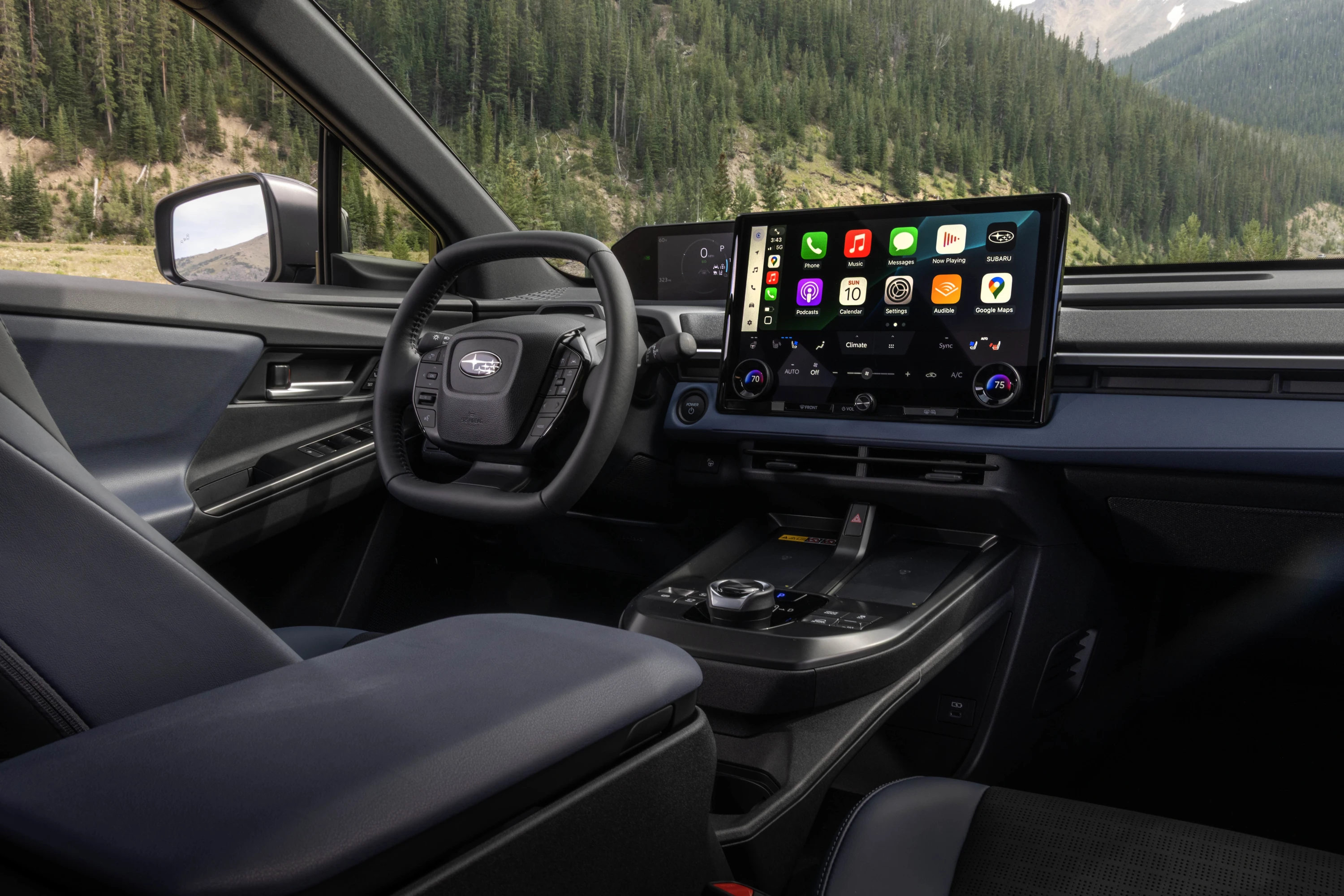Subaru Solterra AWD interior view