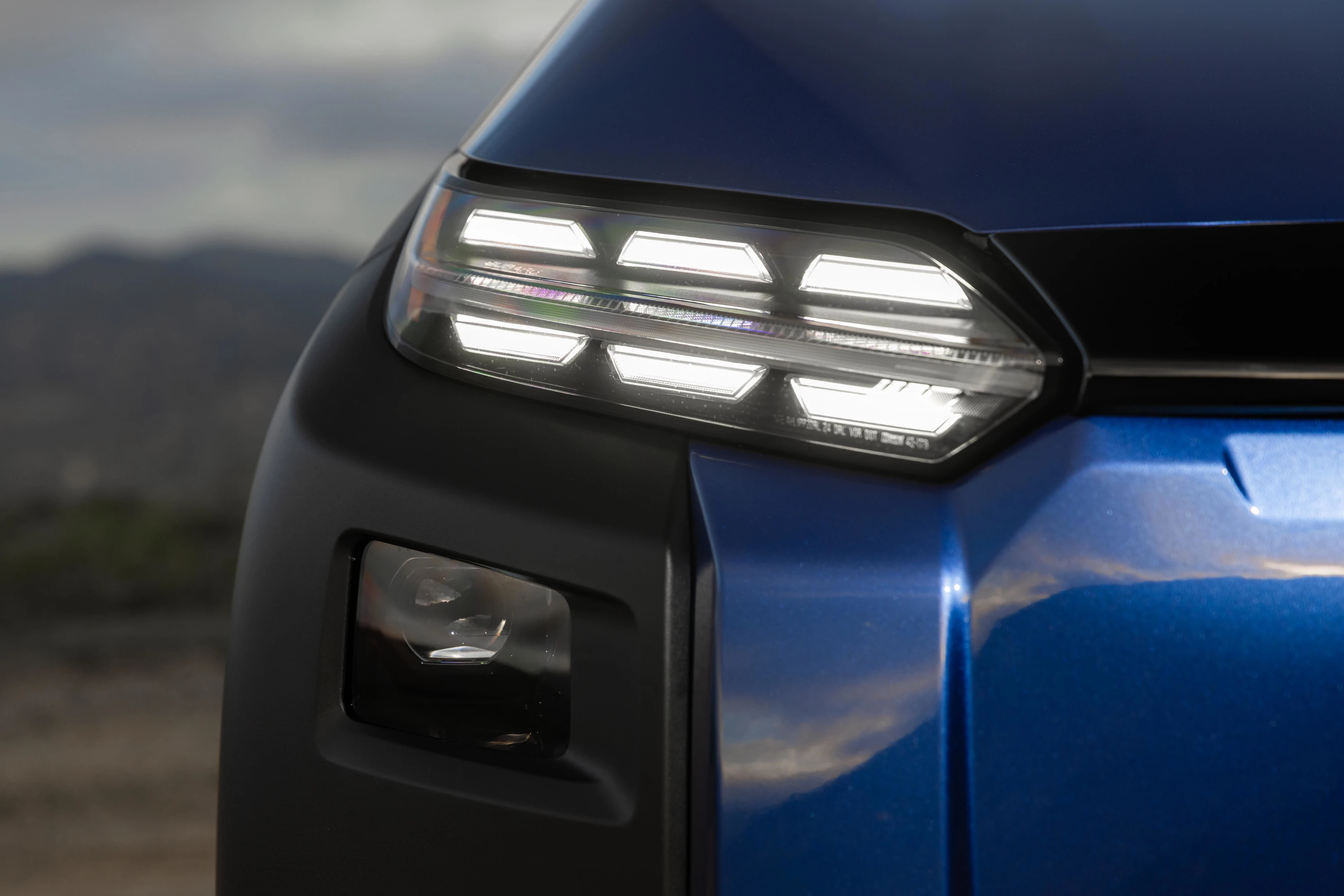 Subaru Trailseeker AWD headlights view