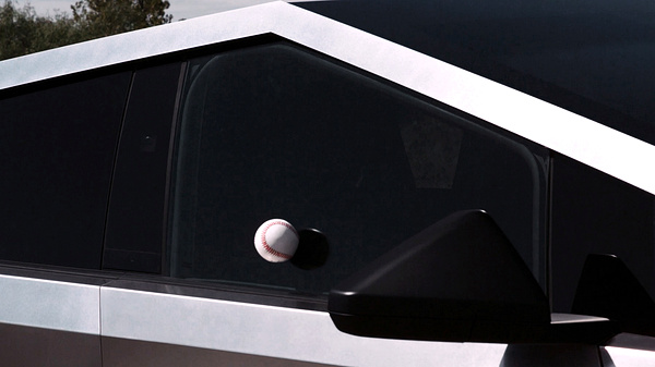 Tesla Cybertruck AWD windows view