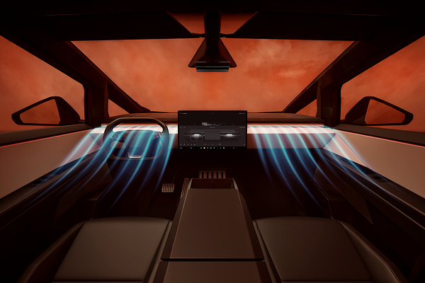 Tesla Cybertruck Cyberbeast aircondition view
