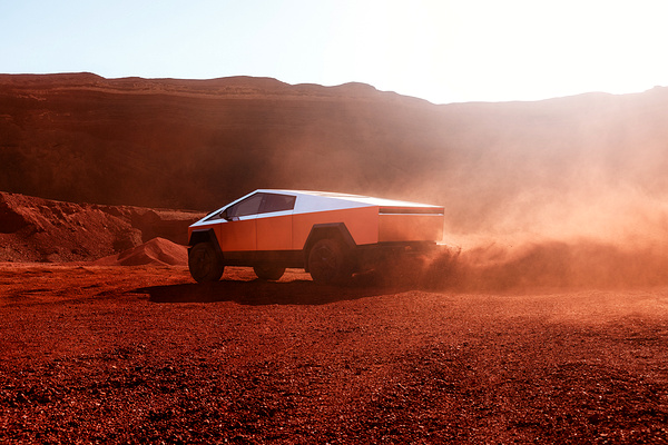 Tesla Cybertruck Cyberbeast exterior view