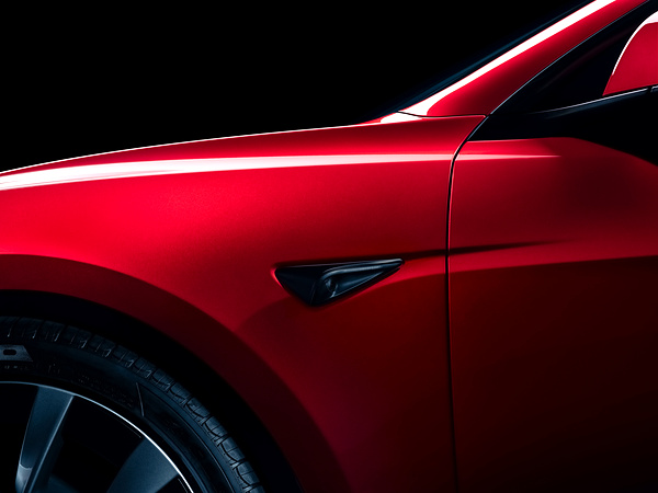 Tesla Model 3 camera view