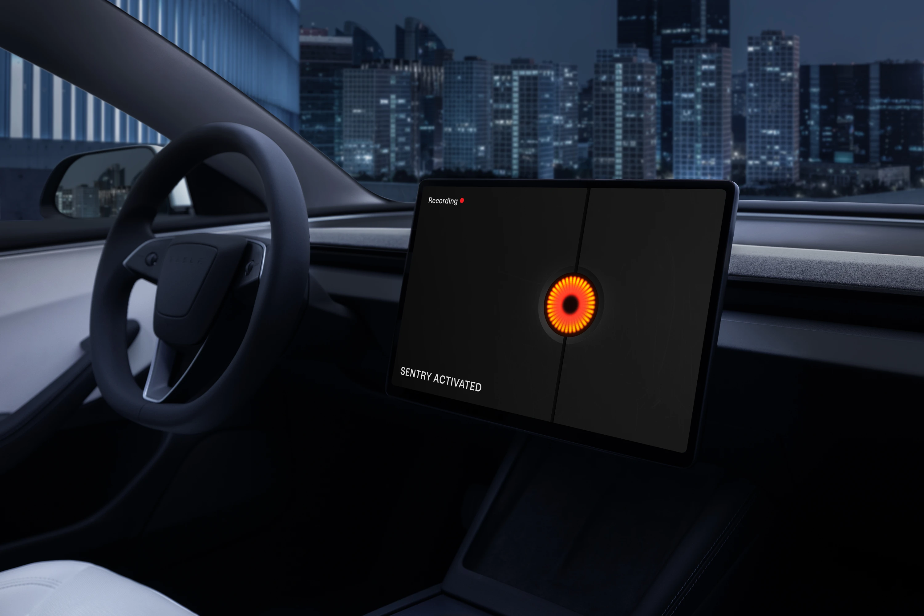 Tesla Model 3 Long Range technology view