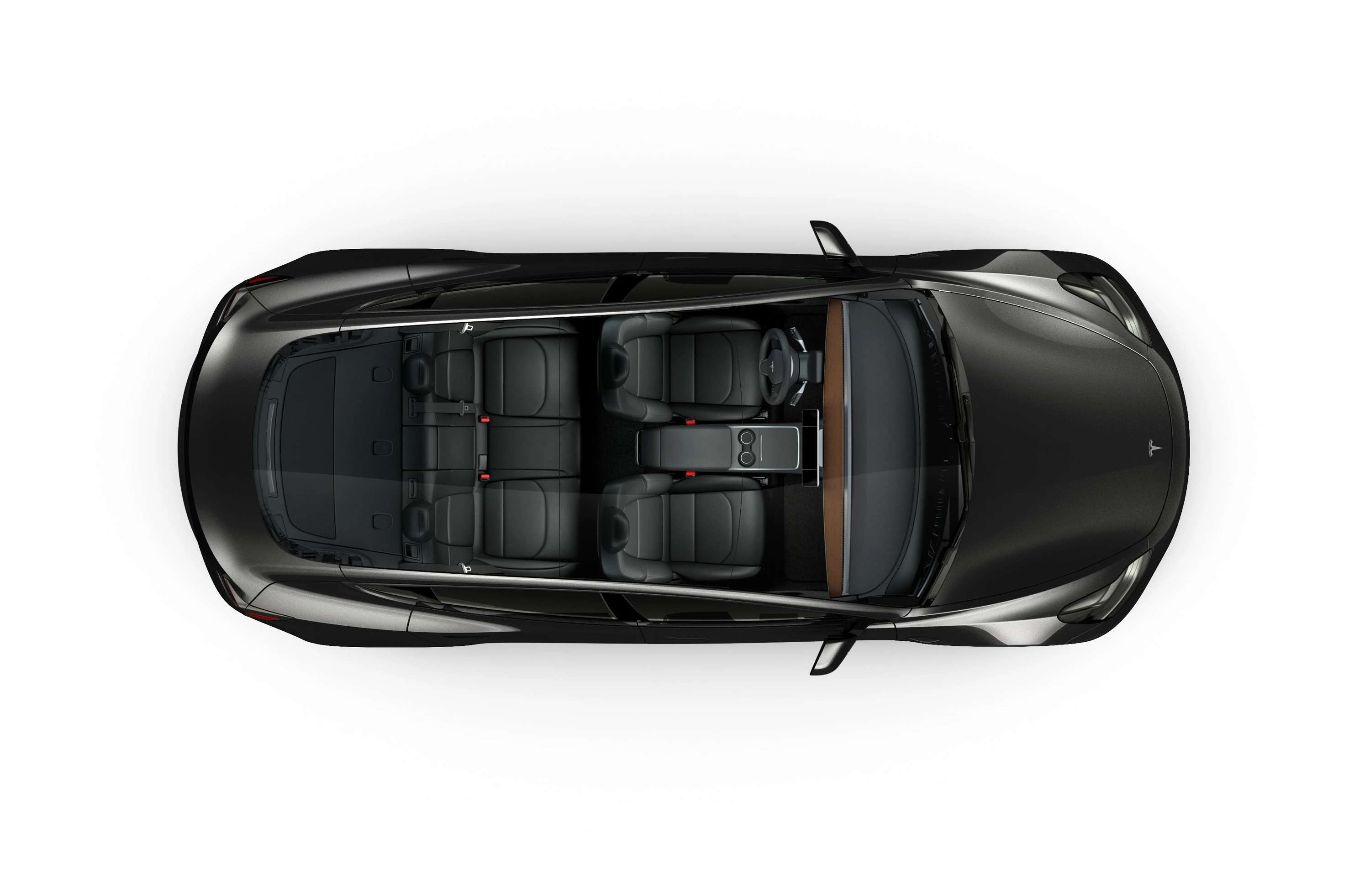 Tesla Model 3 Long Range interior view