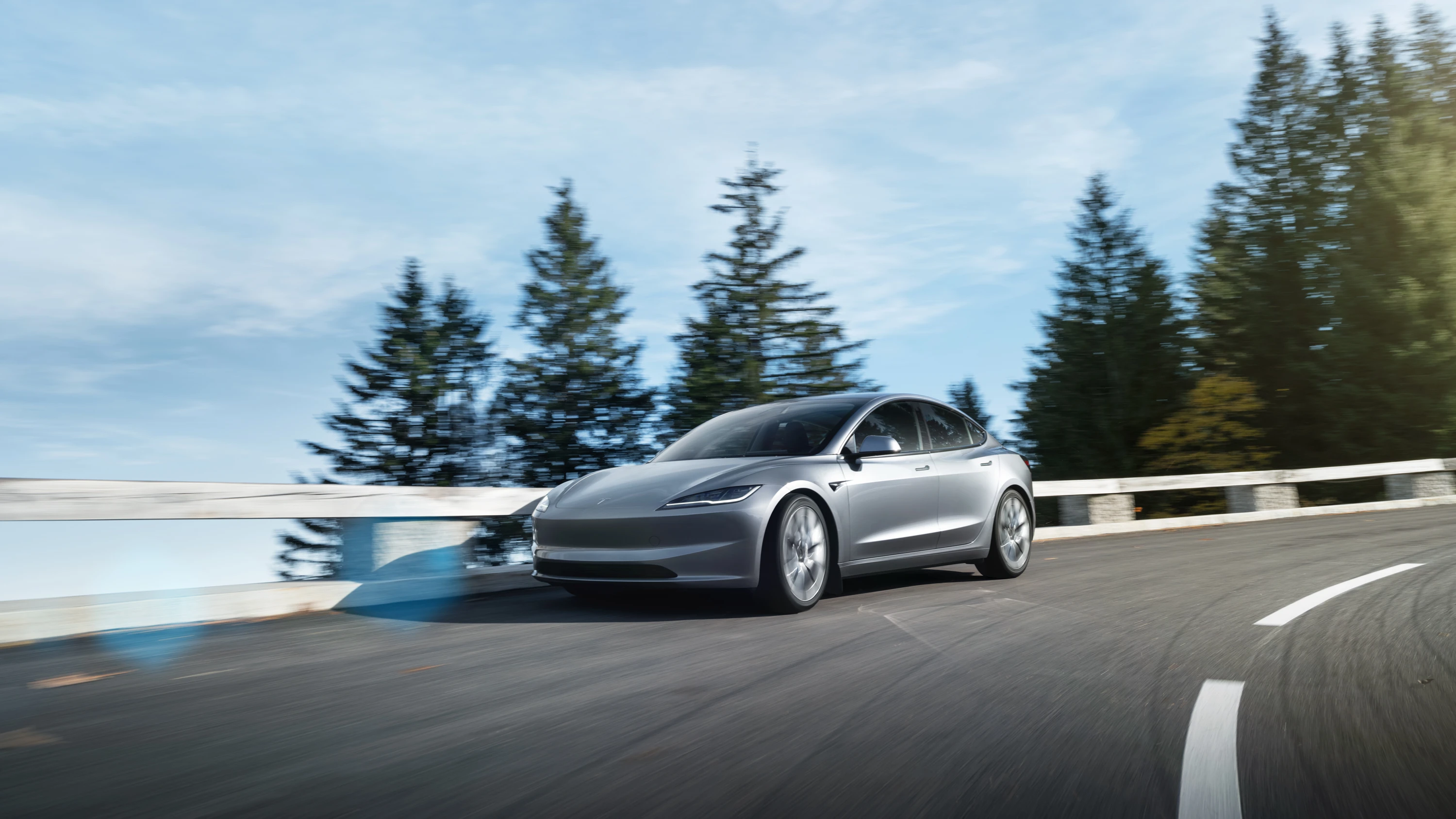 Tesla Model 3 Long Range RWD dynamic view