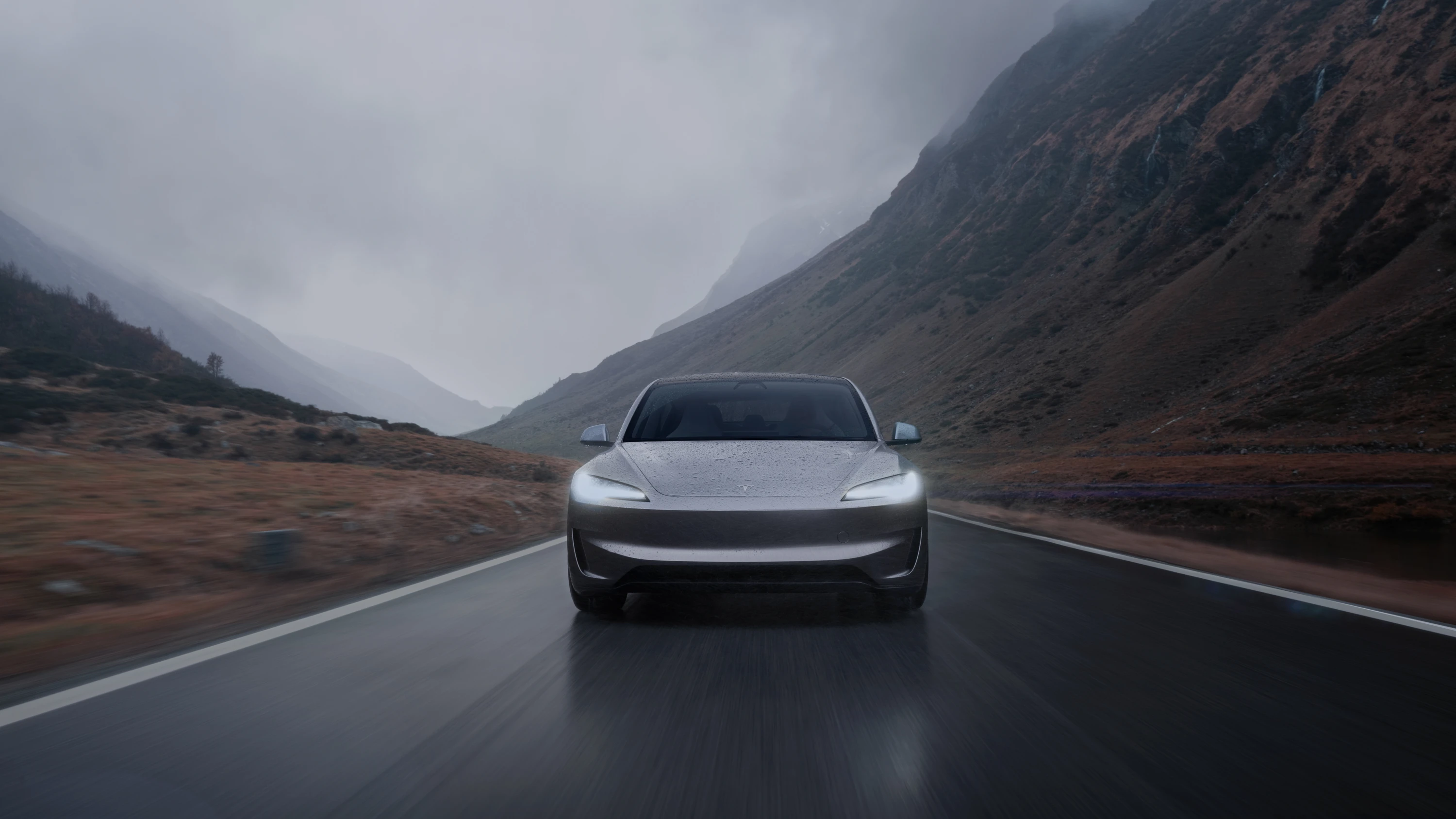 Tesla Model 3 Long Range RWD dynamic view