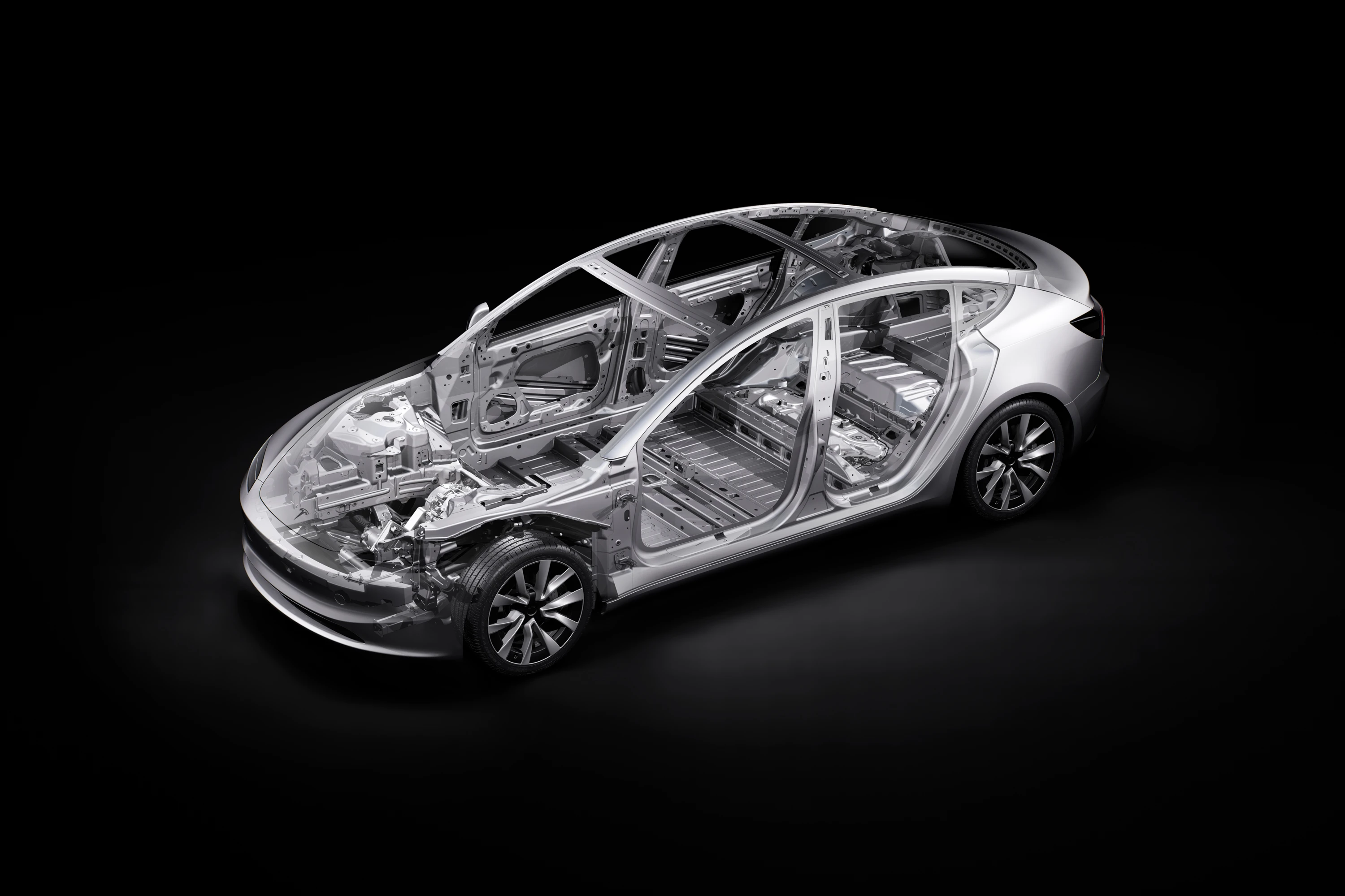 Tesla Model 3 Long Range RWD technology view