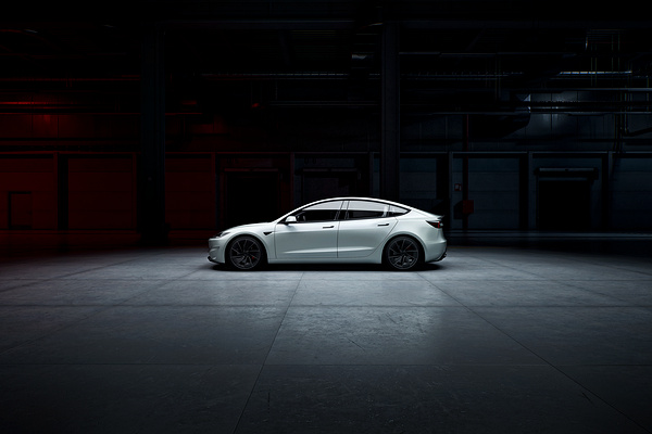 Tesla Model 3 Performance exterior view