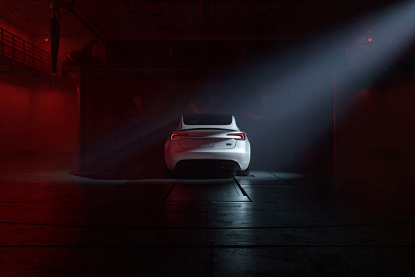 Tesla Model 3 Performance exterior view