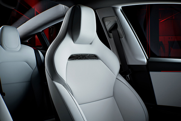 Tesla Model 3 Performance frontseats view