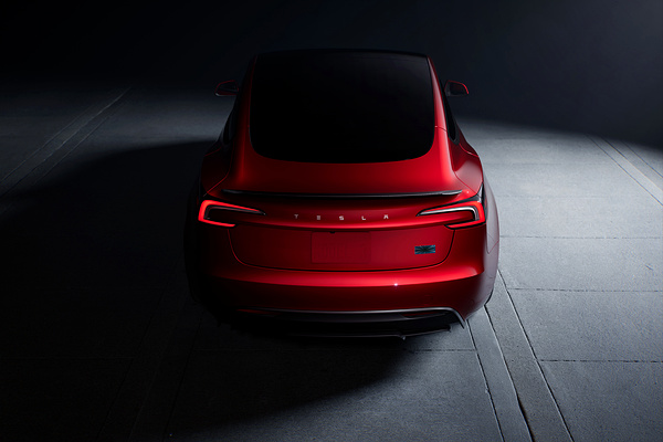 Tesla Model 3 Performance rearlights view