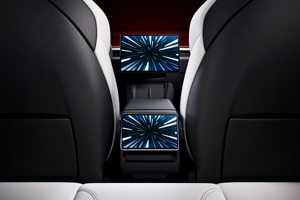 Tesla Model 3 Performance screens view