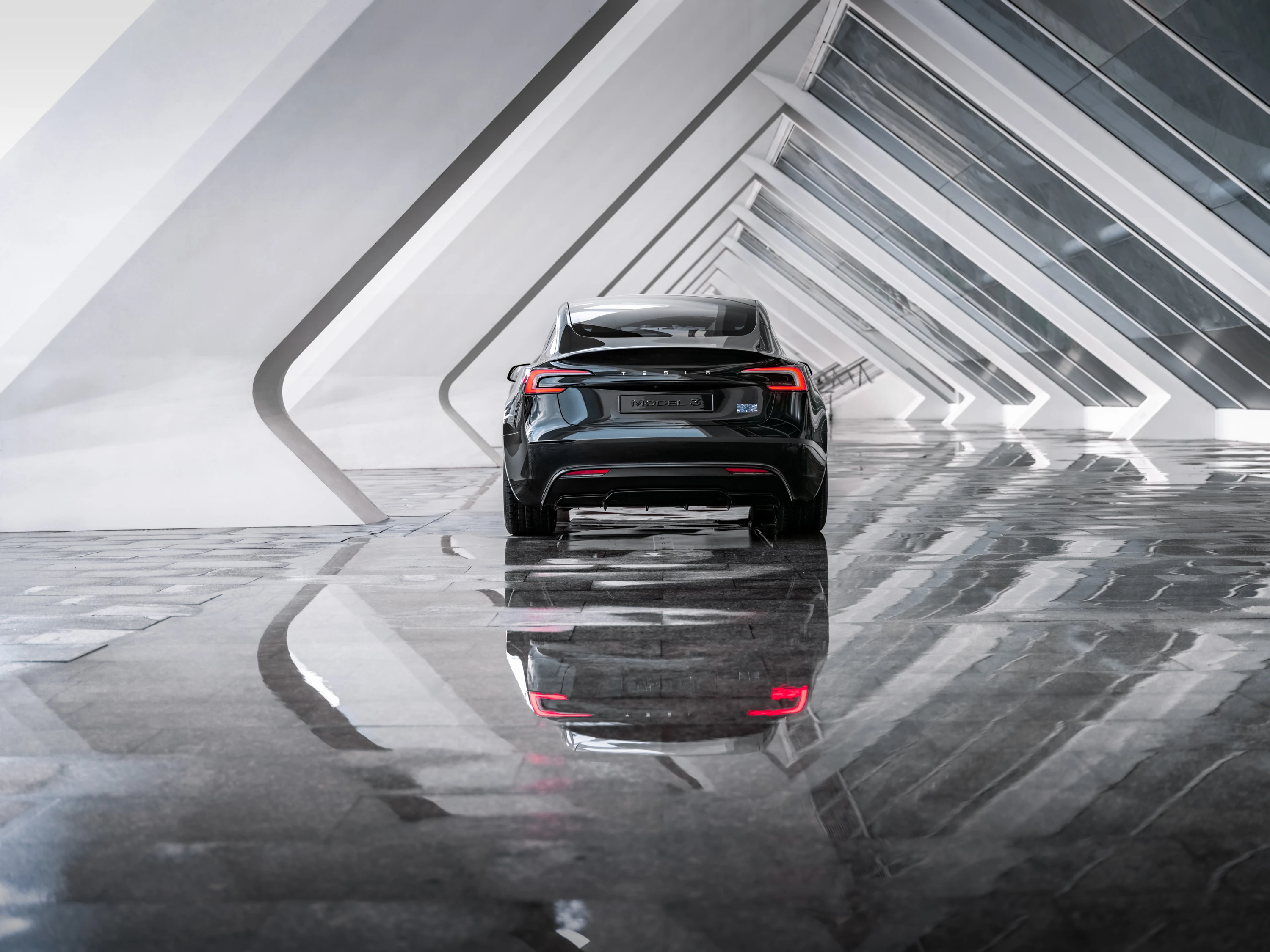 Tesla Model 3 Performance exterior view
