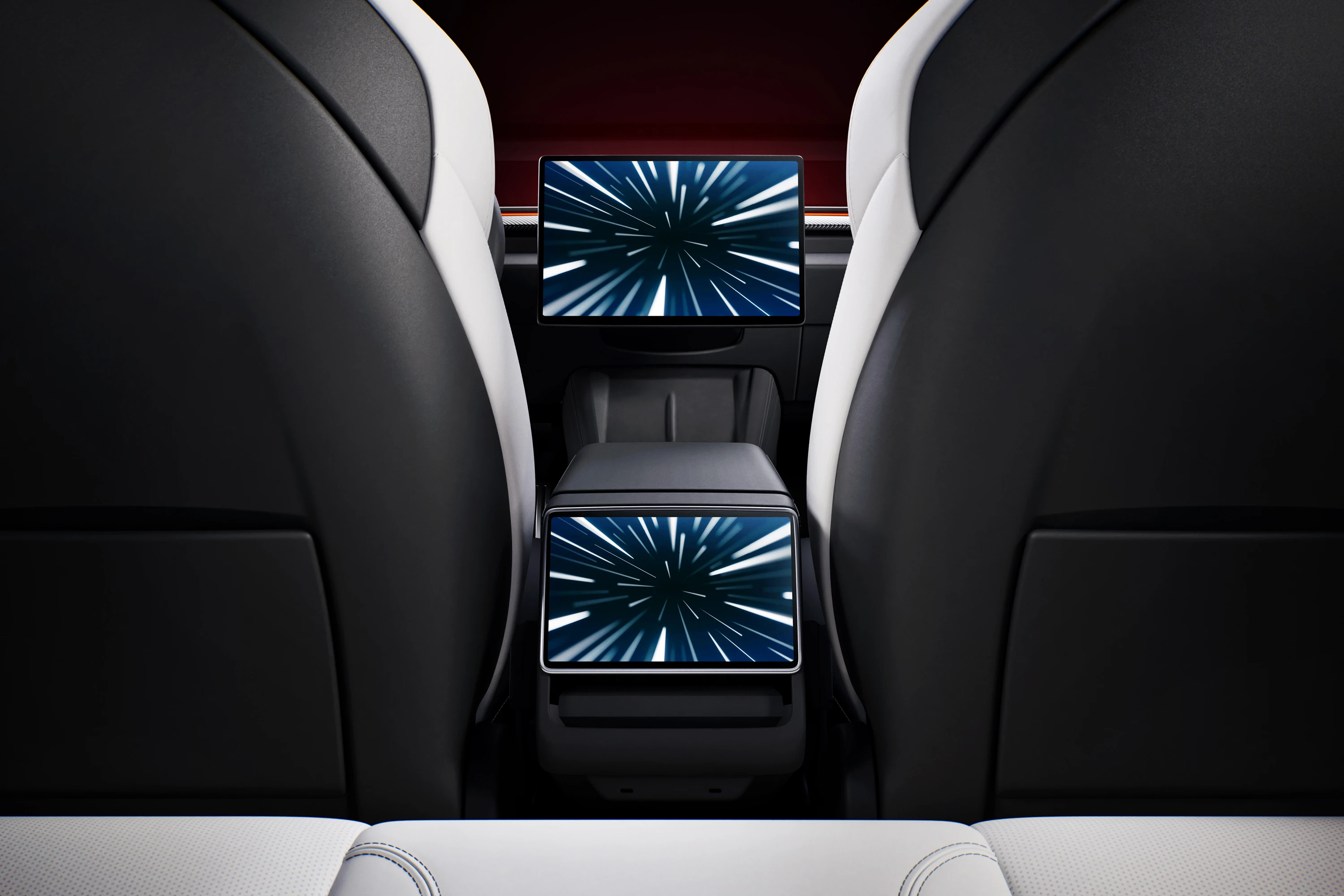 Tesla Model 3 Performance screens view
