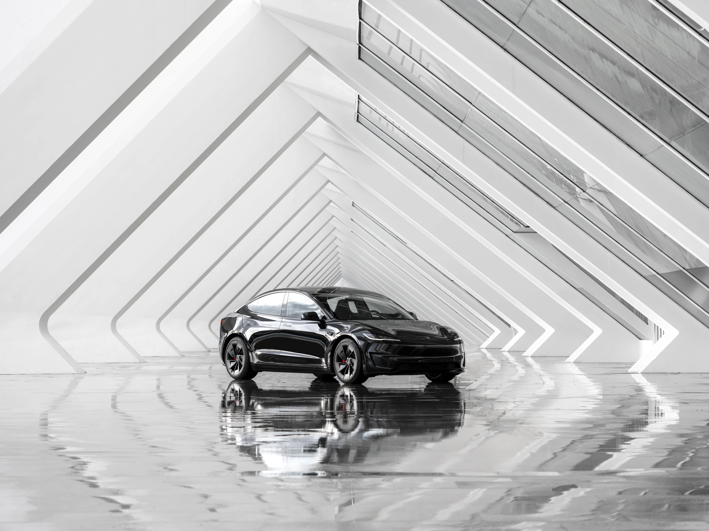 Tesla Model 3 Performance exterior view