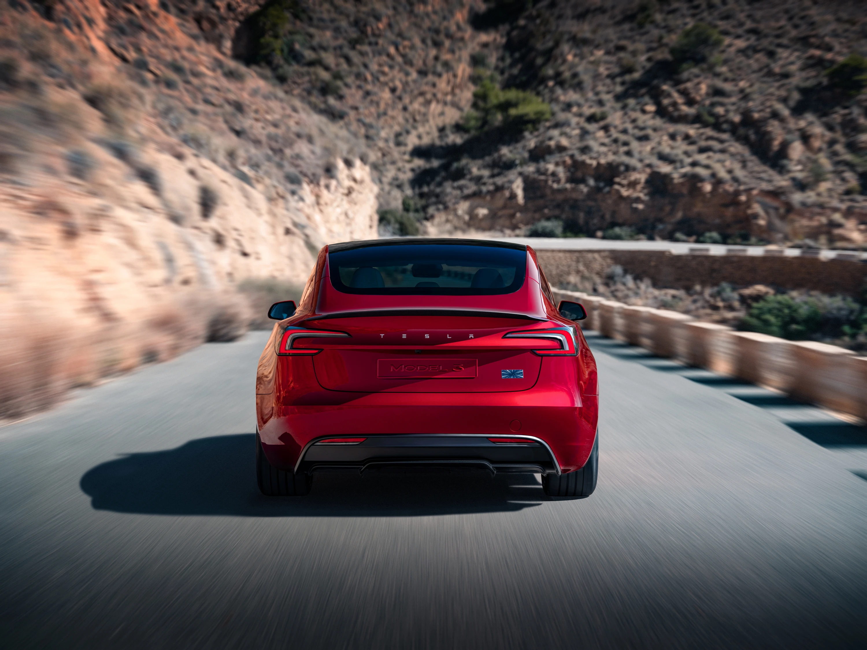 Tesla Model 3 Performance exterior view
