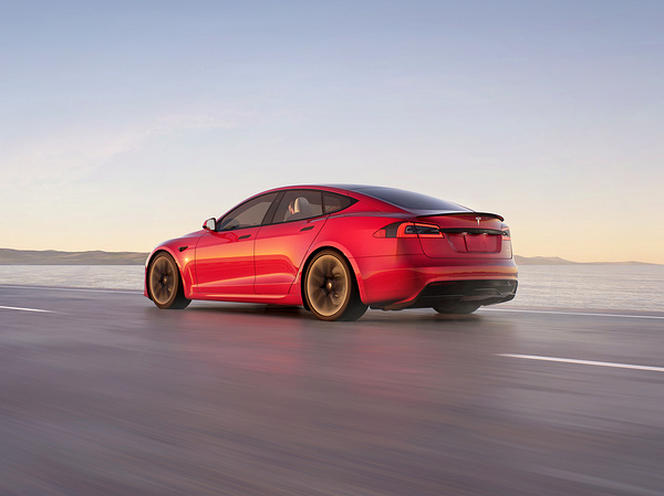 Tesla Model S exterior view