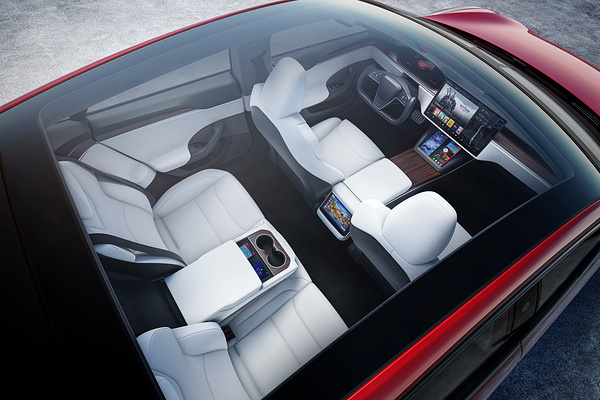 Tesla Model S exterior view