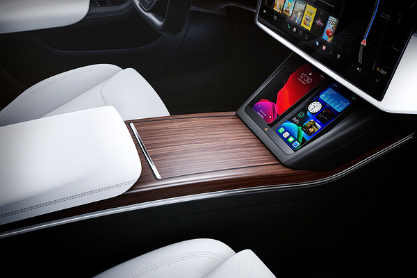 Tesla Model S Plaid interior view