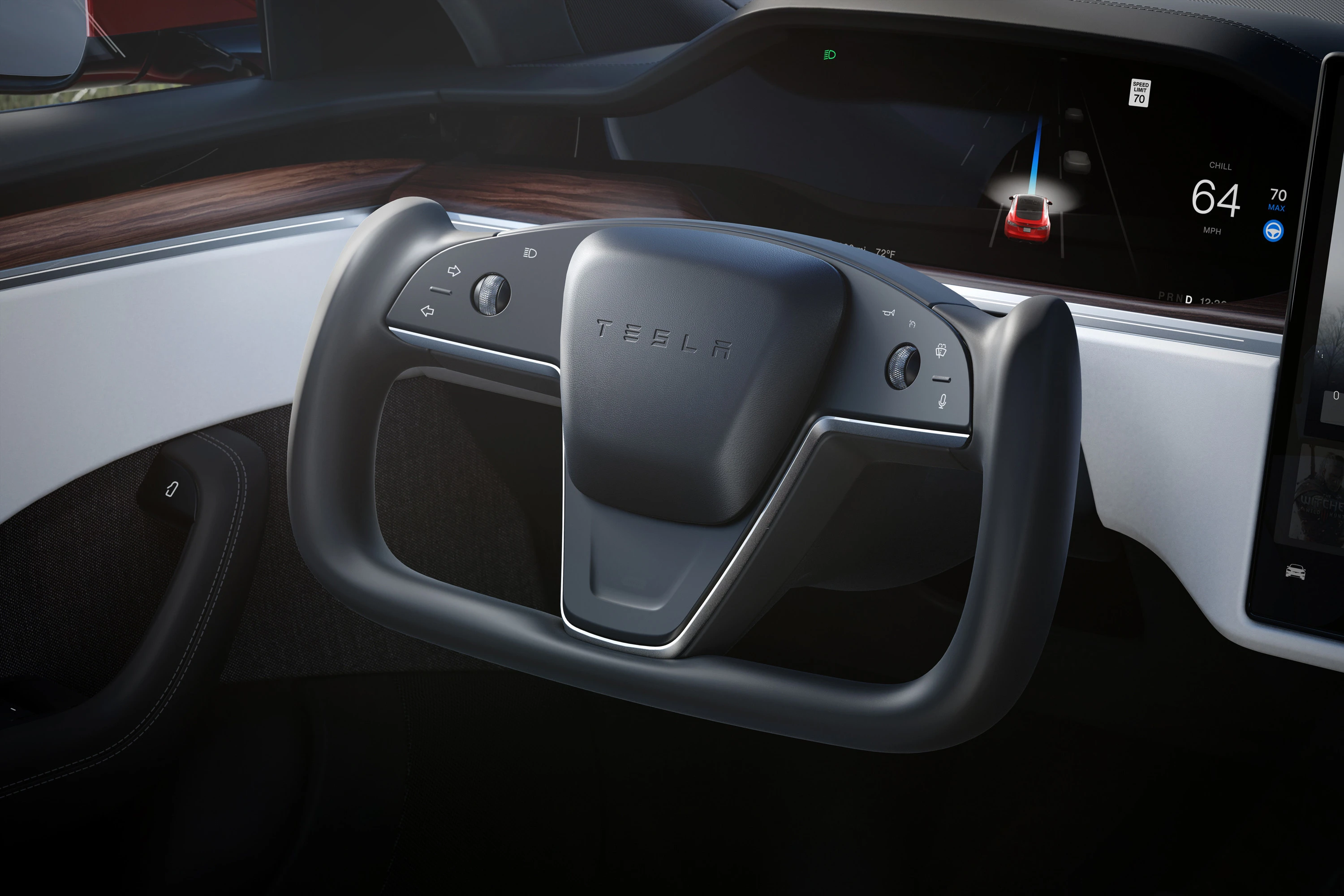 Tesla Model S Plaid (GEN1) interior view