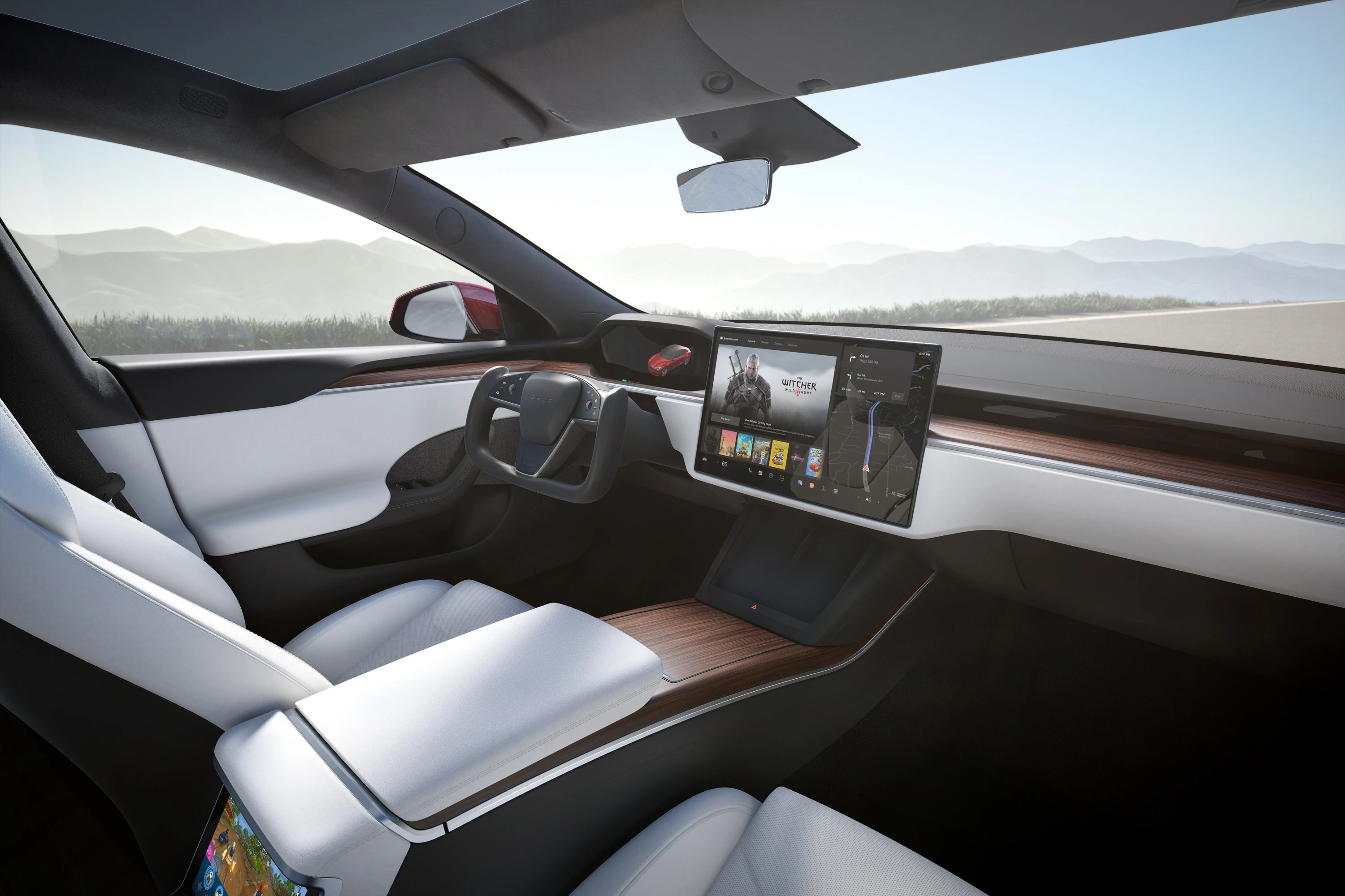 Tesla Model S Plaid (GEN1) interior view