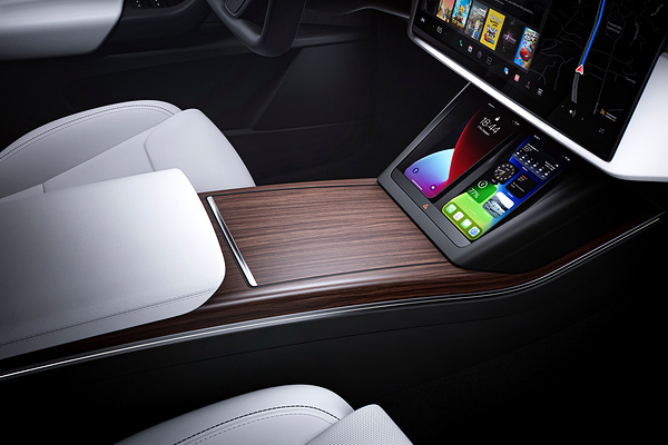 Tesla Model X interior view