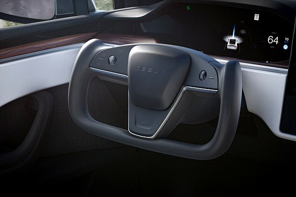 Tesla Model X screens view