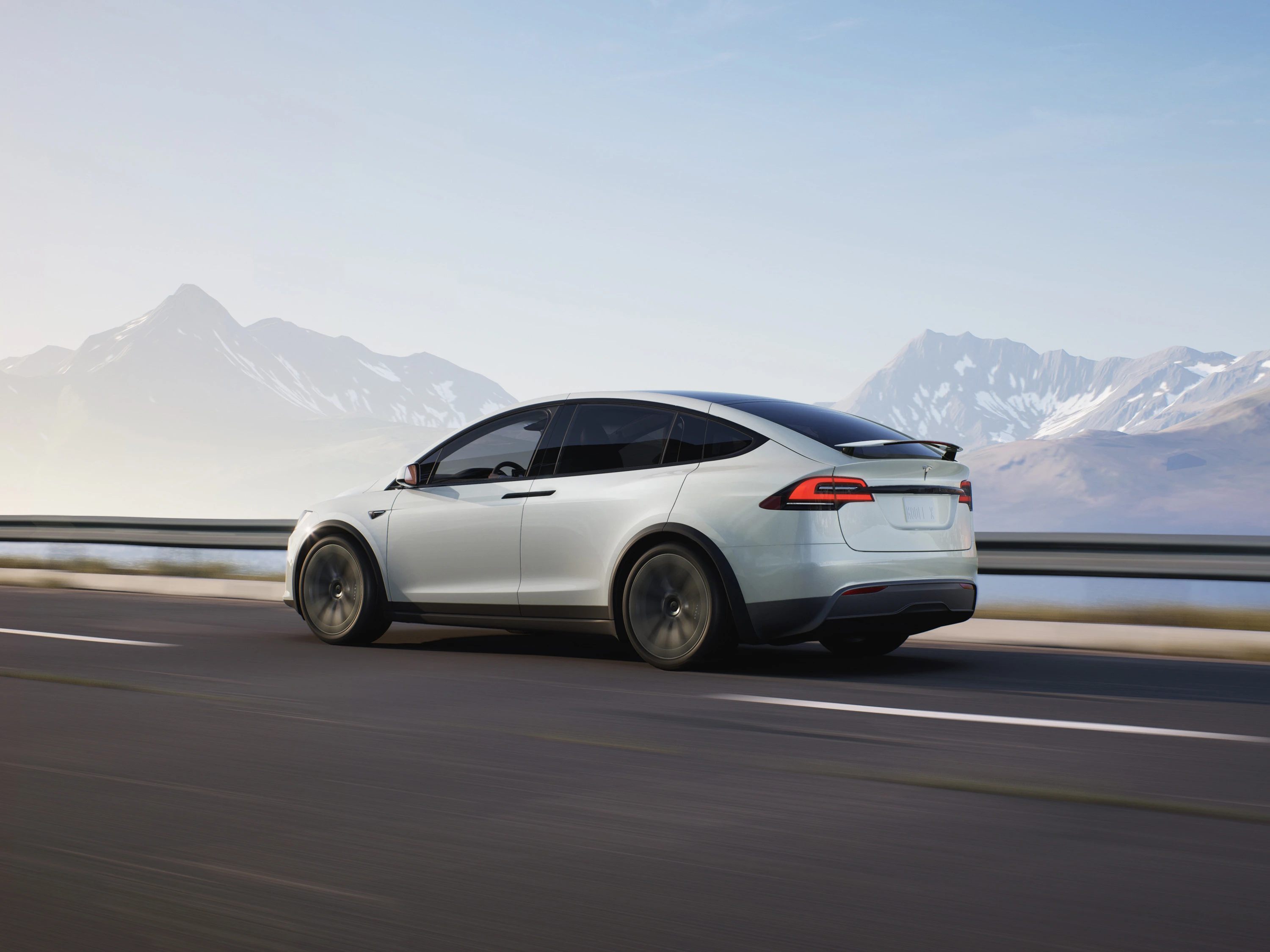 Tesla Model X Plaid exterior view