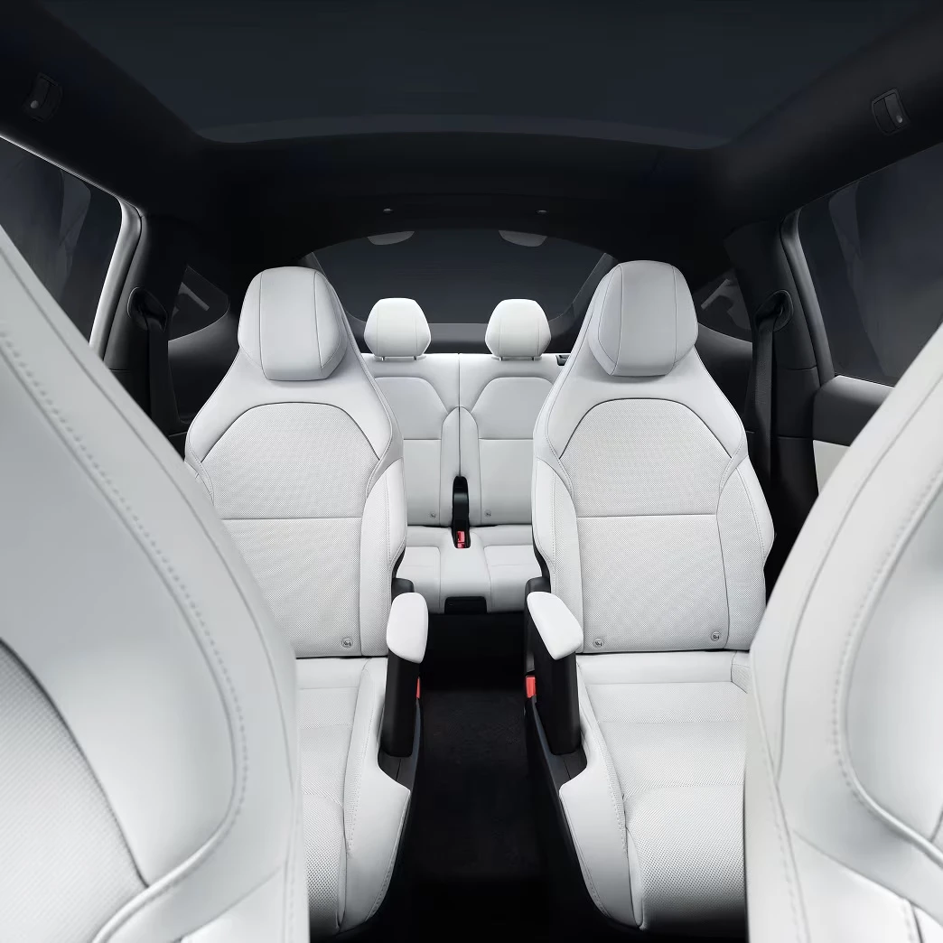 Tesla Model Y L secondrowseats view