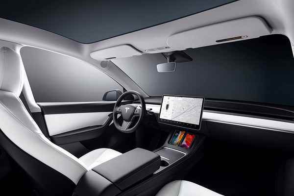 Tesla Model Y Long Range (GEN1) screens view
