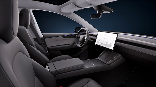 Tesla Model Y Long Range RWD interior view