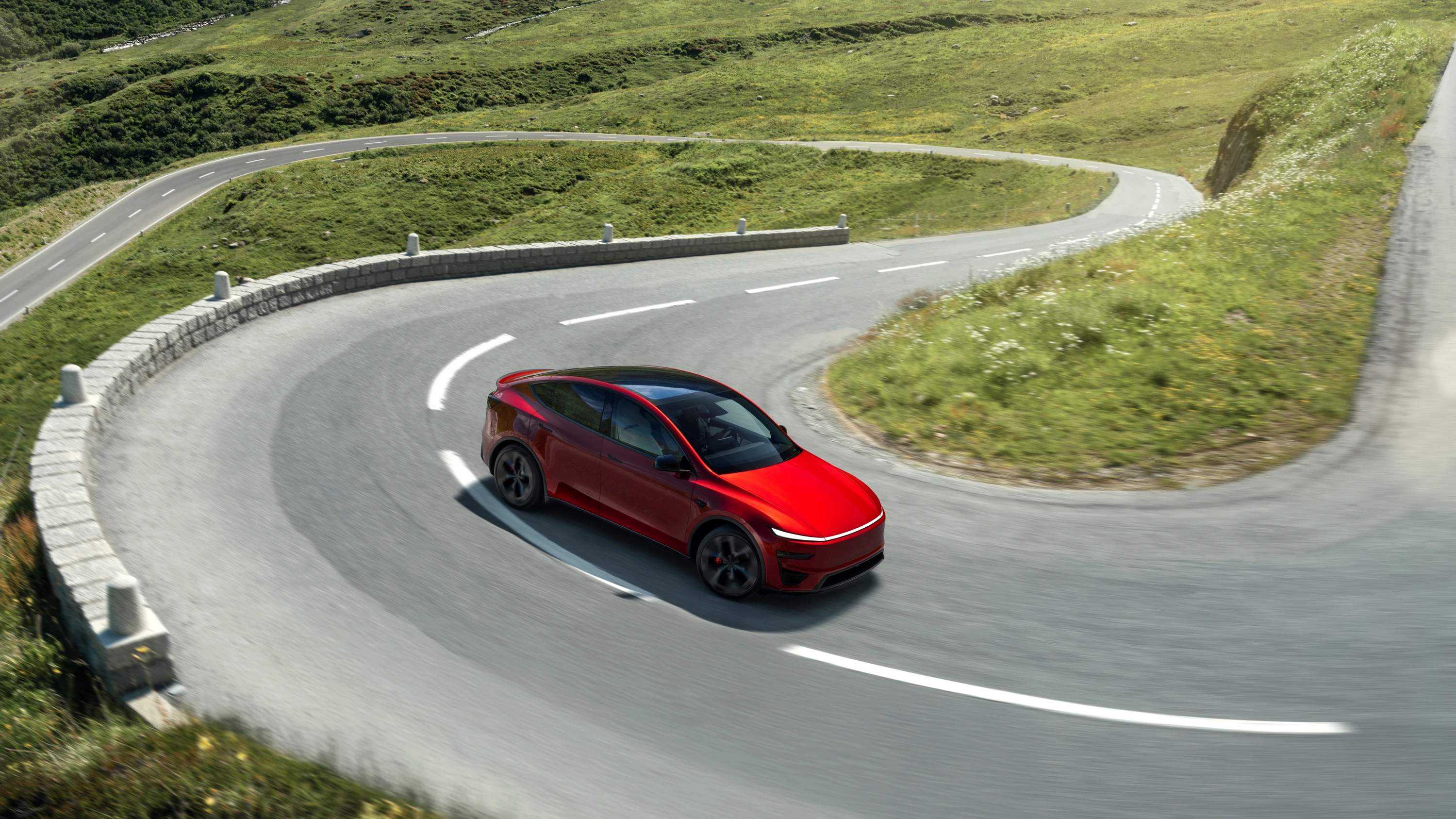 Tesla Model Y Performance dynamic view